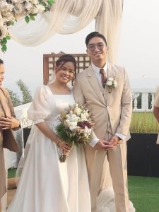 Alyzza Nicole at their Maharlika Events wedding